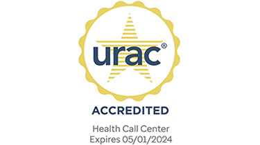 URAC accreditation seal Health Care Call Center